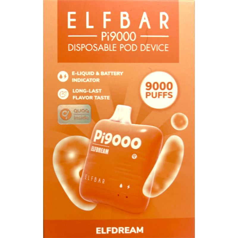 Elf Bar PI9000 Disposable | 9000 Puffs | 19mL | 4% Elfdream