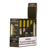 Funky Republic Ti7000 Disposable | 7000 Puff | 12.8mL | 4%-5% Osk Ice