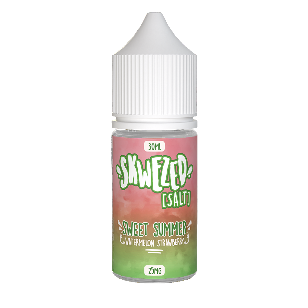 Sweet Summer (Watermelon Strawberry) by Skwezed Salt Series E-Liquid 30mL (Salt Nic)