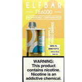 Elf Bar TE6000 Disposable | 6000 Puffs | 13mL | 40mg-50mg Pineapple Mango Orange with Packaging