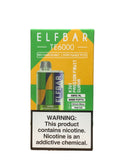 Elf Bar TE6000 Disposable | 6000 Puffs | 13mL | 40mg-50mg Kiwi Passion Fruit Guava with Packaging