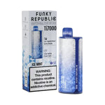 Funky Republic Ti7000 Disposable | 7000 Puff | 12.8mL | 4%-5% Frozen Edition Ice Mint