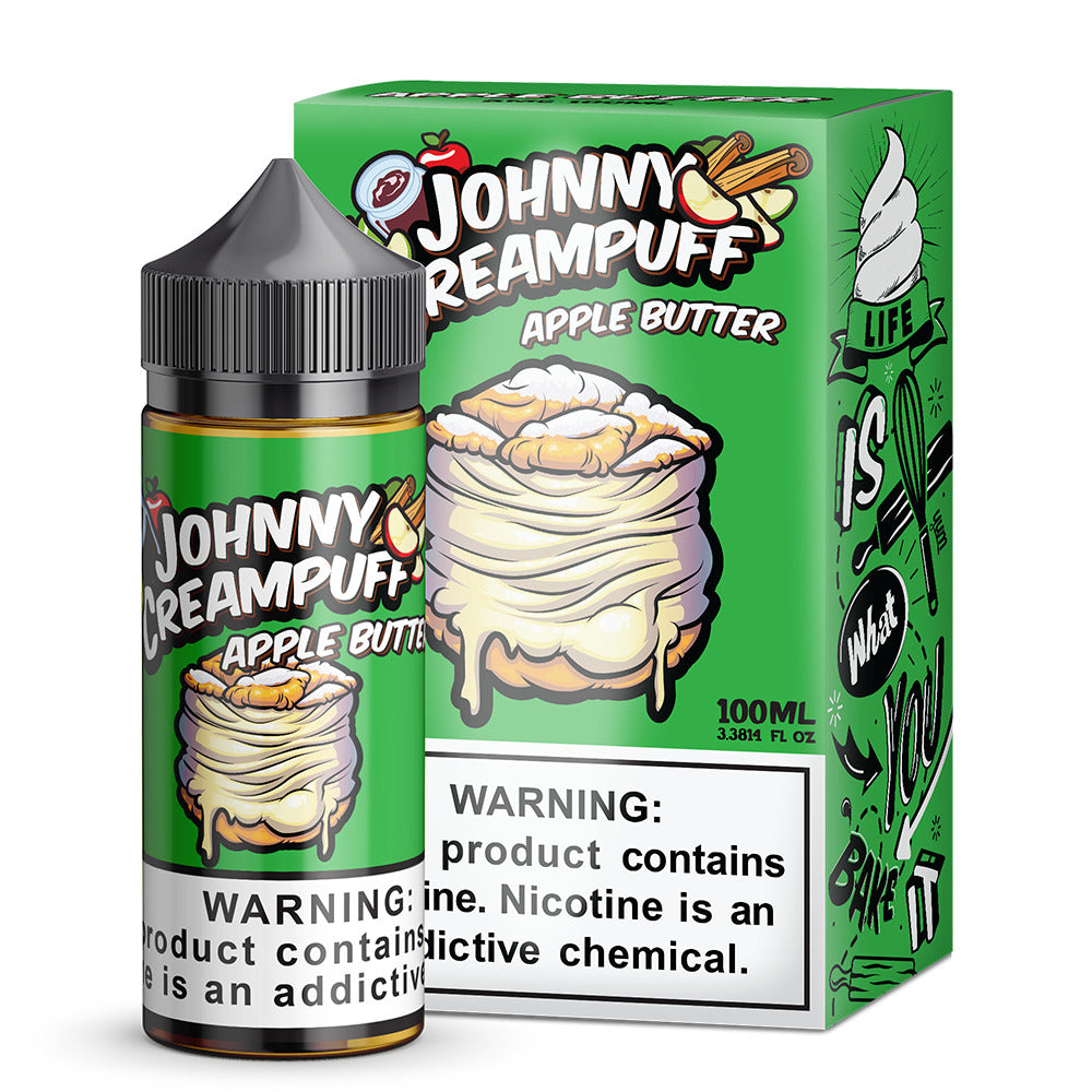 Apple Butter by Tinted Brew - Johnny Creampuff TF-Nic Series 100mL with Packaging