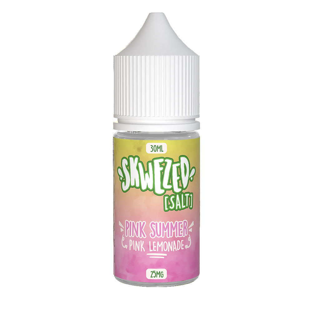 Pink Summer (Pink Lemonade) by Skwezed Salt Series E-Liquid 30mL (Salt Nic)