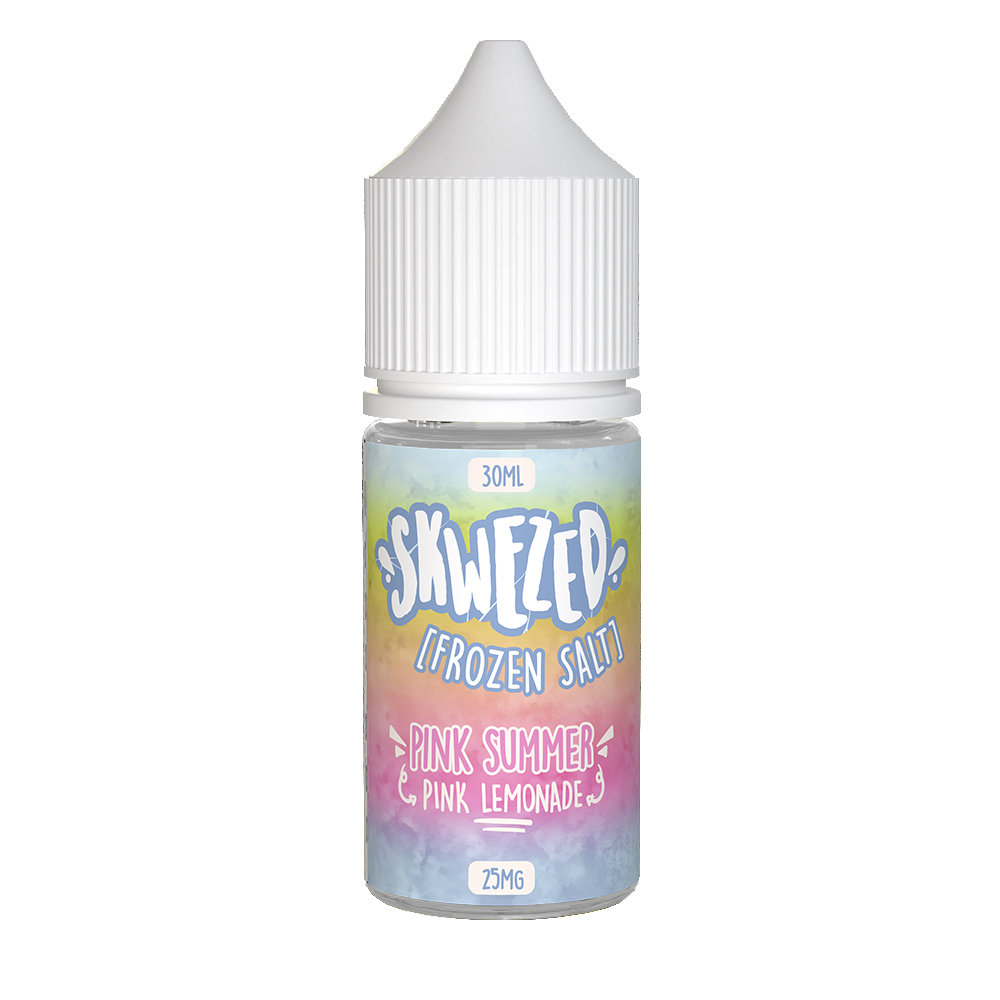 Frozen Pink Summer (Pink Lemonade Ice) by Skwezed Salt Series E-Liquid 30mL (Salt Nic)