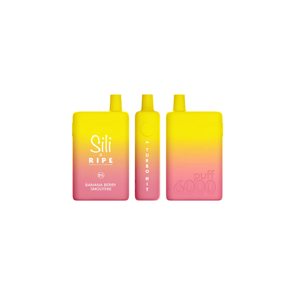 Sili X Ripe Disposable | 6000 Puffs | 16mL Banana Berry Smoothie