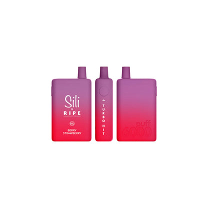 Sili X Ripe Disposable | 6000 Puffs | 16mL Berry Strawberry