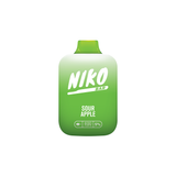 Niko Bar Disposable | MOQ 10pc. | 7000 Puffs | 15mL 50mg Sour Apple