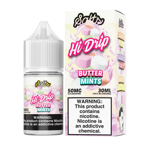 Butter Mints by Hi Drip Salts 30ML with Packaging