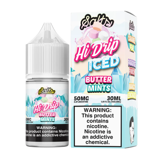 Butter Mints Iced by Hi Drip Salts 30ML with Packaging