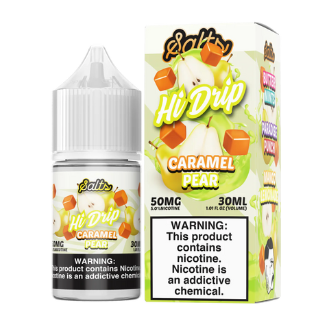 Caramel Pear by Hi Drip Salts 30ML with Packaging