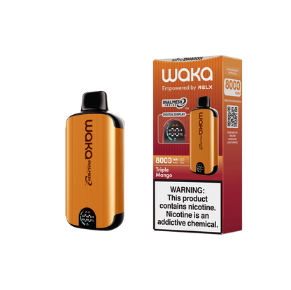 WAKA SoPro DM8000 14mL 8000 Puff Disposable Triple Mango with packaging