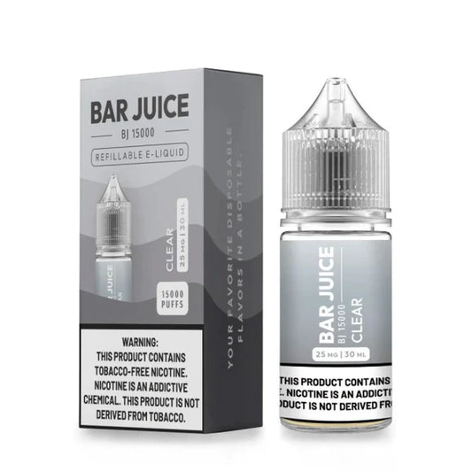Clear by Bar Juice BJ15000 Salts 30mL with Packaging