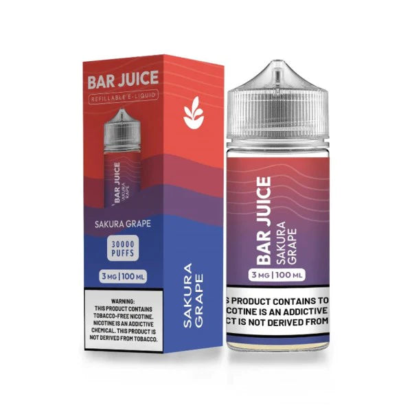 Sakura Grape by Bar Juice BJ30000 ELiquid 100mL with Packaging