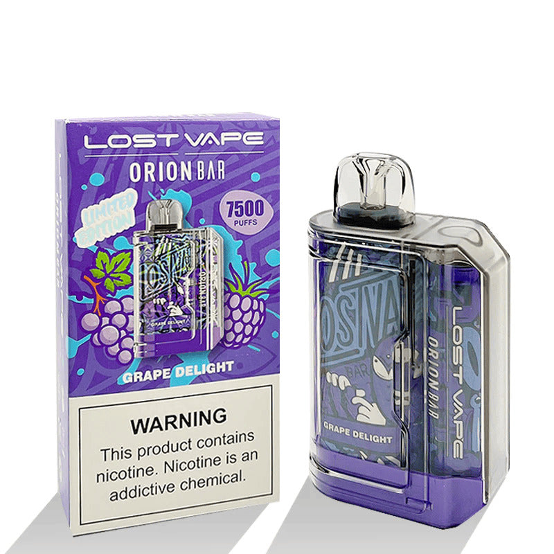 Orion Bar Disposable | 7500 Puff | 18mL | 50mg  Grape Delight