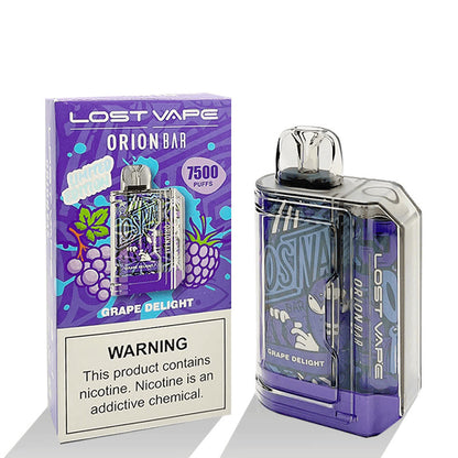 Orion Bar Disposable | 7500 Puff | 18mL | 50mg | Grape Delight