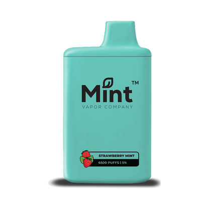 Mint Series Disposable 6500 Puffs 16mL 50mg strawberry mint
