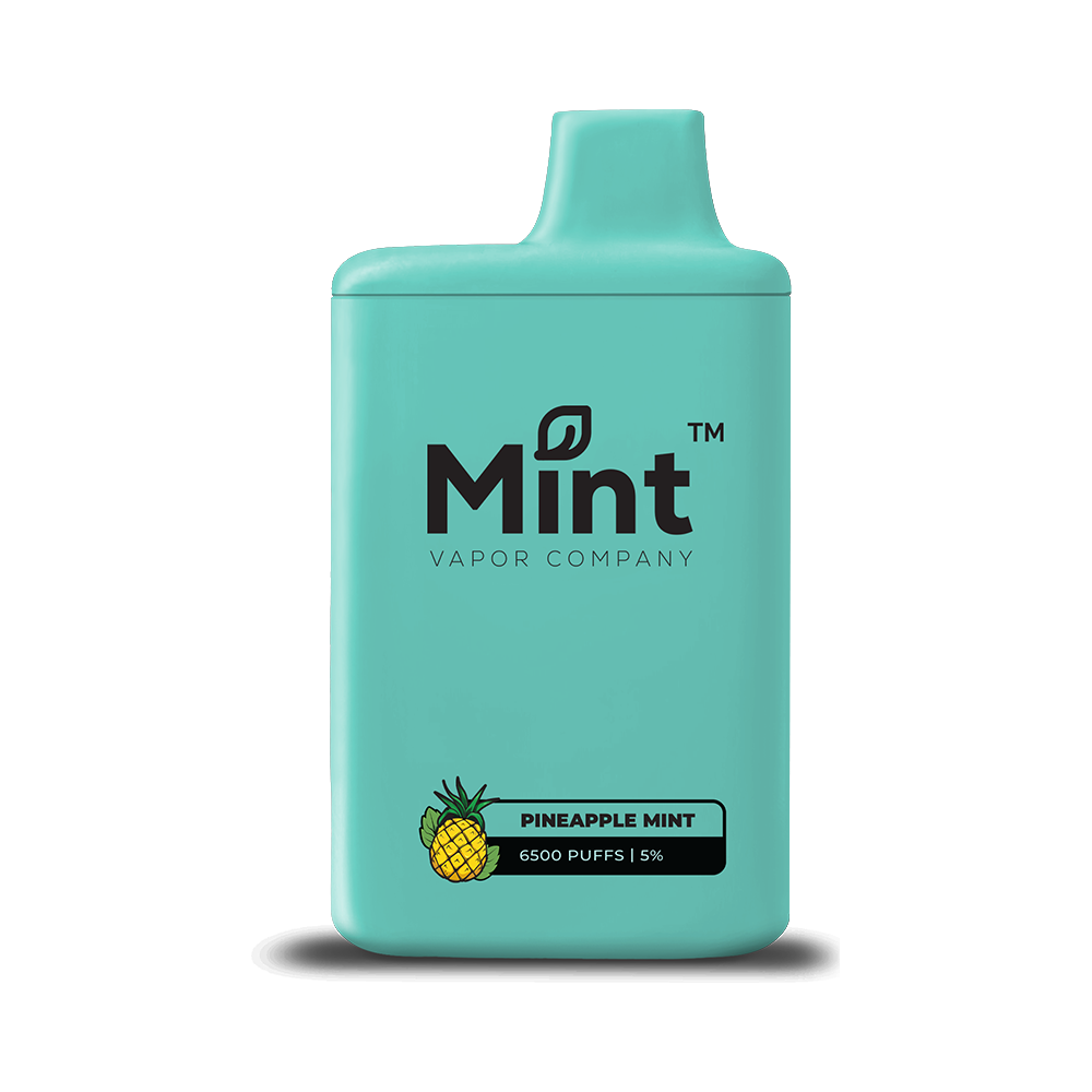Mint Series Disposable 6500 Puffs 16mL 50mg pineapple mint 
