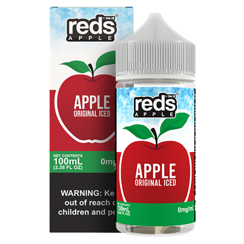 Apple Ice by 7Daze Reds 100mL with Packaging
