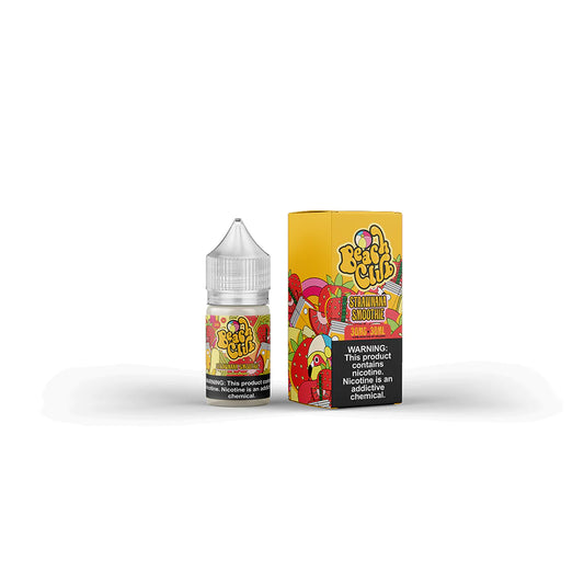 Strawnana Smoothie by Beach Club E-Liquid 30mL (Salts) bottle with packaging