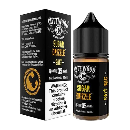 Sugar Drizzle by Cuttwood E-Liquid 30mL (Salt Nic) with Packaging
