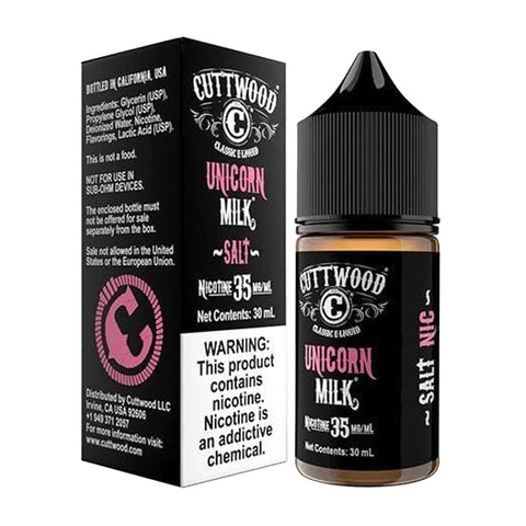 Unicorn Milk by Cuttwood E-Liquid 30mL (Salt Nic) with Packaging