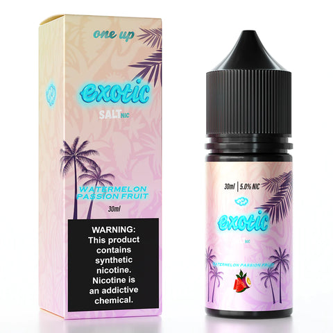 Watermelon Passion Fruit by One Up TFN Salt Series E-Liquid 30mL (Salt Nic) with Packaging