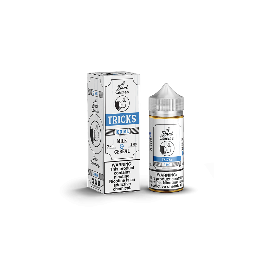 Tricks by A Final Course E-Liquid 100mL Freebase  with Packaging