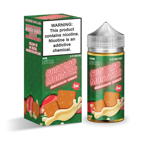 Gingerbread Crunch by Jam Custard Monster E-Liquid 100mL bottle with packaging