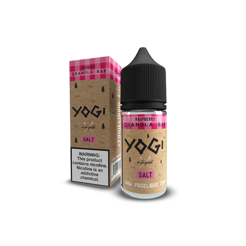 Raspberry by Yogi Salt Series E-Liquid 30mL (Salt Nic) with packaging