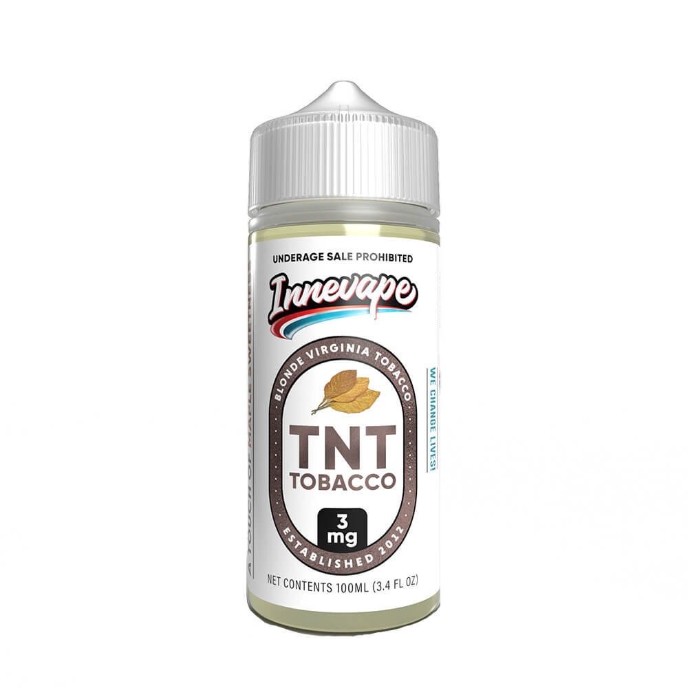 TNT Tobacco by Innevape TFN Series E-Liquid 100mL (Freebase) bottle