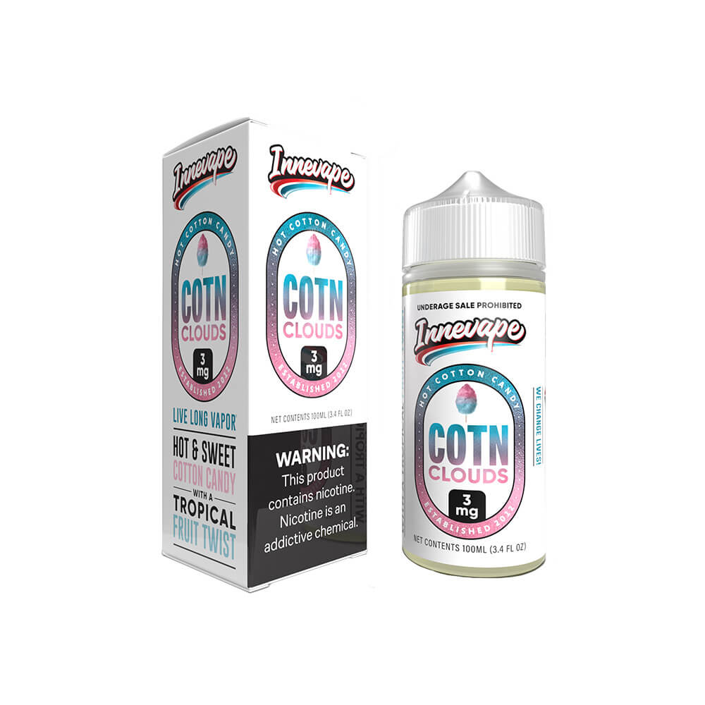 COTN Clouds by Innevape TFN Series E-Liquid 100mL (Freebase) with packaging