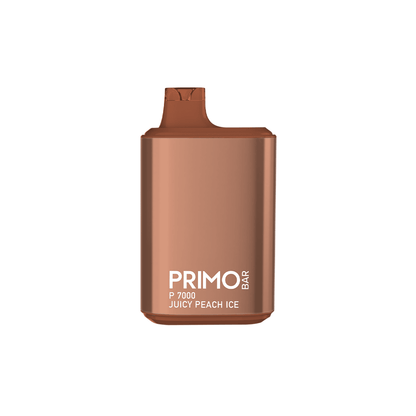 Primo Bar P7000 Disposable 7000 Puffs 14mL 50mg | + 700 Puff Mystery Flavor Disposable Juicy Peach Ice