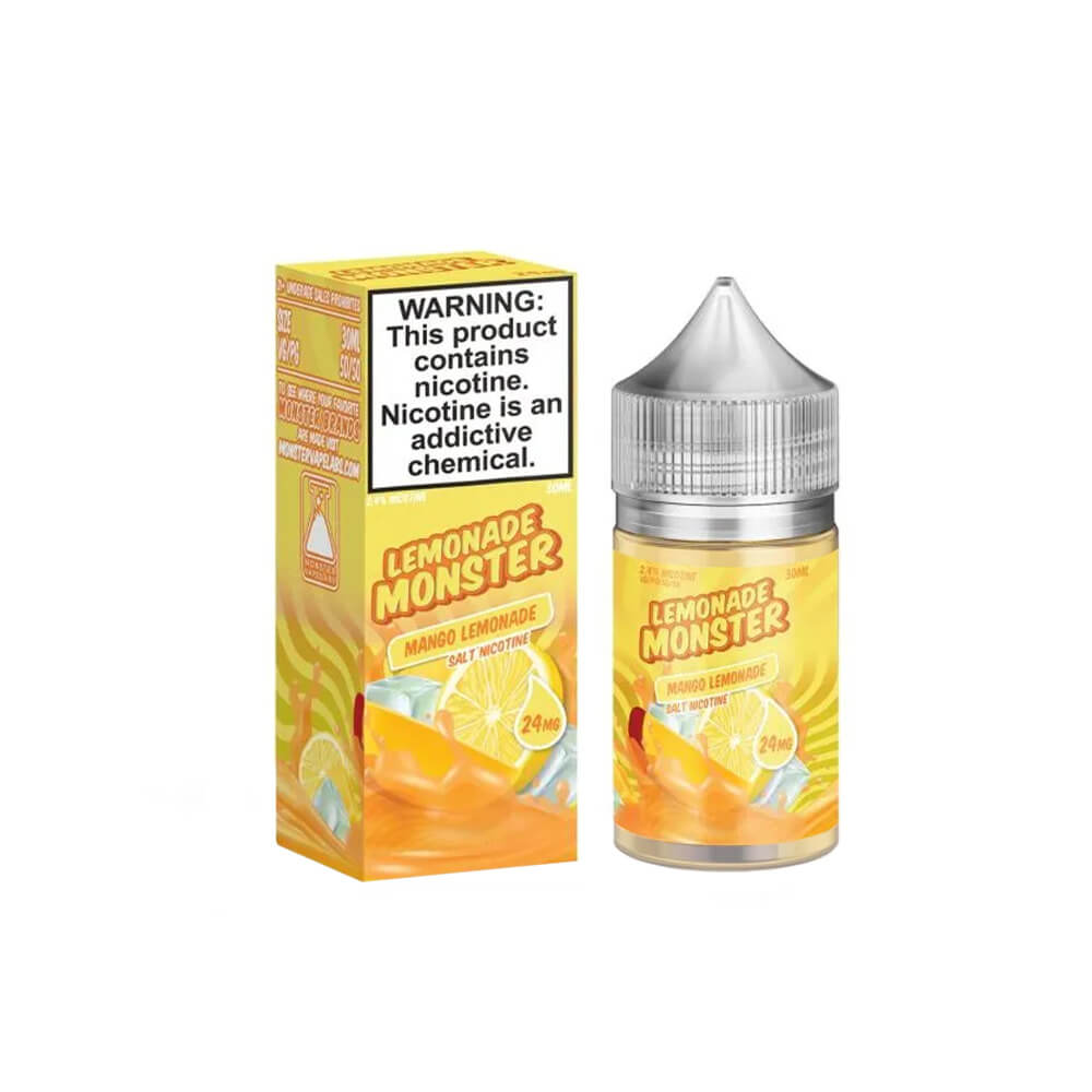 Mango Lemonade by Jam Monster Salt Series E-Liquid 30mL (Salt Nic) With packaging