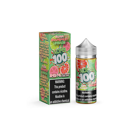 Guava Grape Fruit Limeade by Noms 100 Series E-Liquid 100mL (Freebase) with packaging