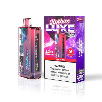 Puff HotBox Luxe Disposable 12000 puffs 20mL 50mg | Tiger Blood with packaging