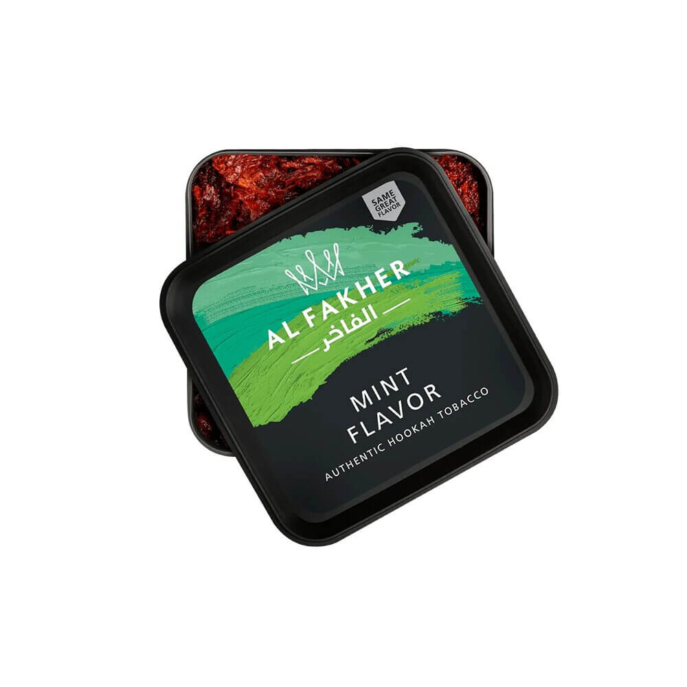 Al Fakher Authentic Hookah Tobacco (250g Jar) Mint Flavor