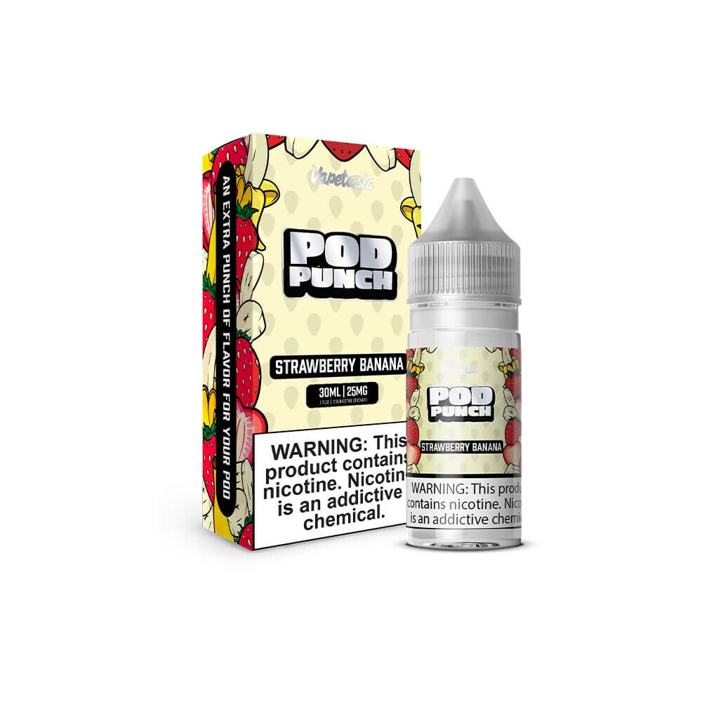 Strawberry Banana by Vapetasia Salt Series E-Liquid 30mL (Salt Nic) with Packaging