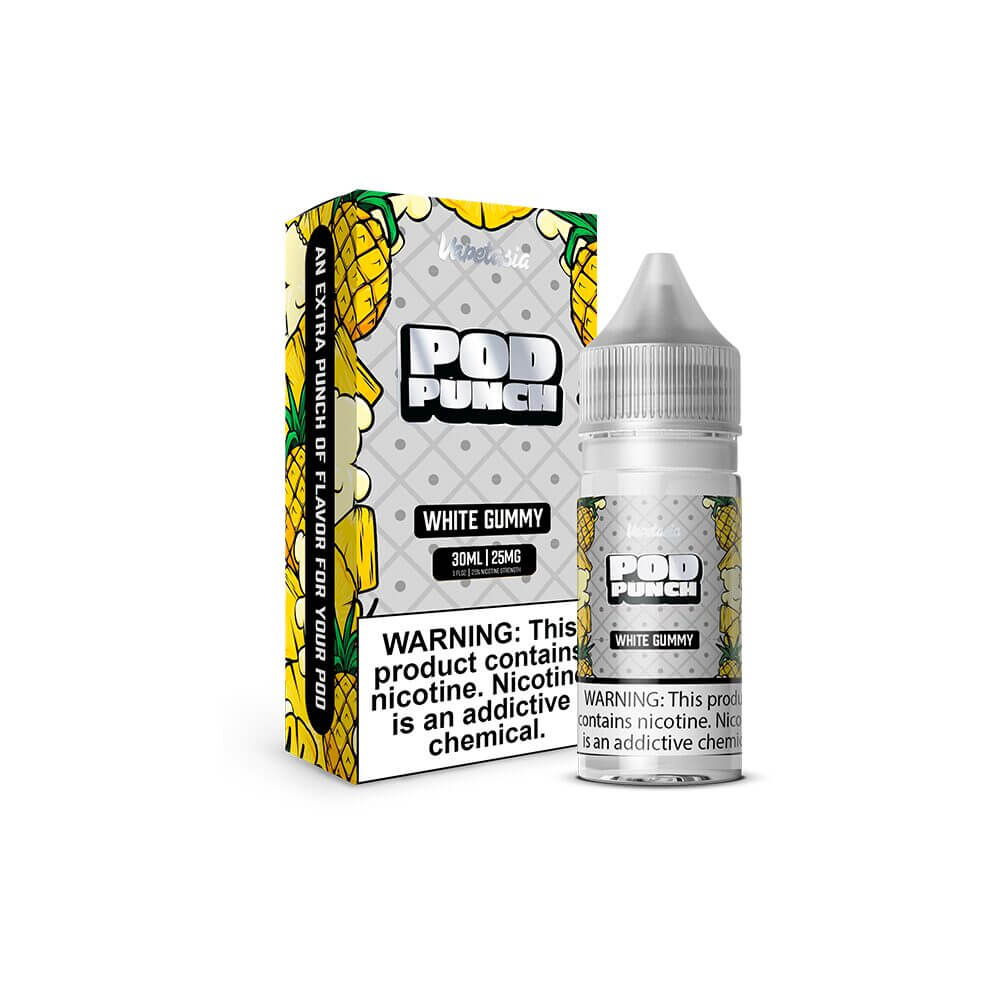 White Gummy by Vapetasia Salt Series E-Liquid 30mL (Salt Nic) With Packaging