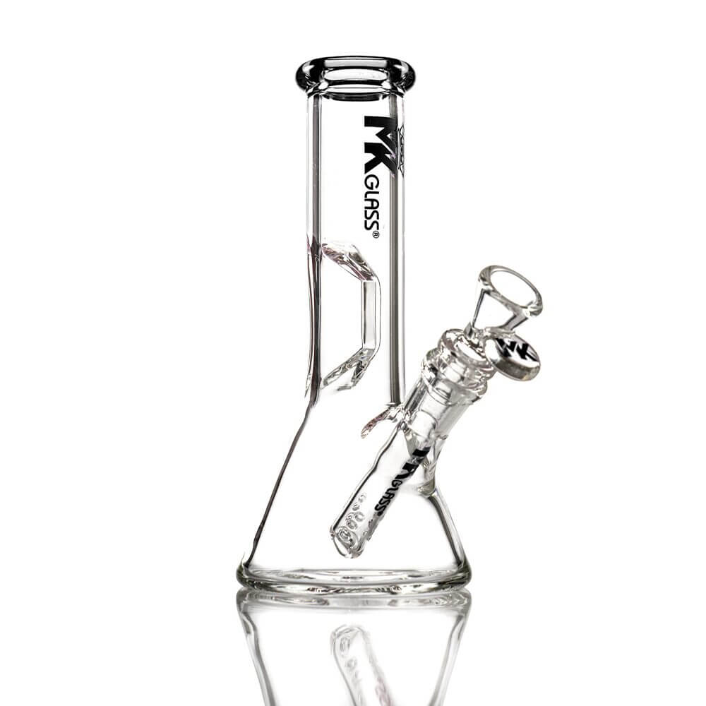 MKGlass MK8 Ice Catcher Breaker 8″ Water Pipe - Smoke