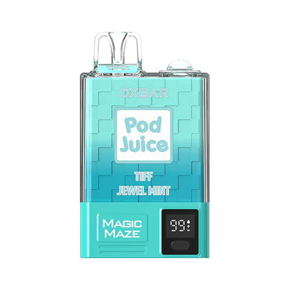 Oxbar Magic Maze Pro Disposable 10000 puffs 12mL 50mg Tiff Jewel Mint