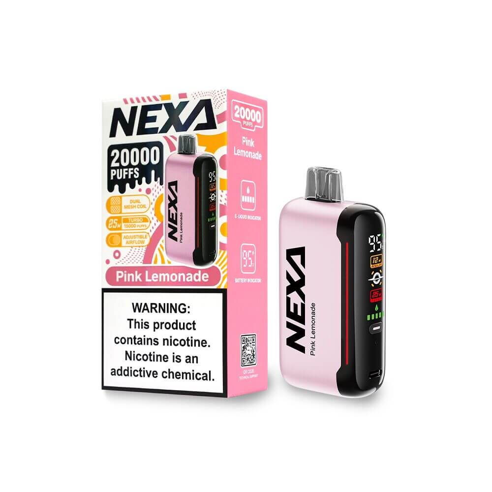 NEXA N20000 Disposable 20000 Puffs 20mL 50mg | Pink Lemonade with Packaging
