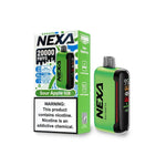 NEXA N20000 Disposable 20000 Puffs 20mL 50mg | Sour Apple Ice with packaging