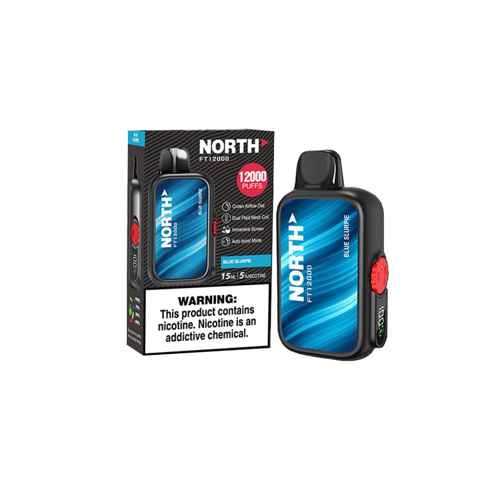North FT12000 Disposable 12000 Puffs 15mL 50mg | Blue Slurpee with packaging