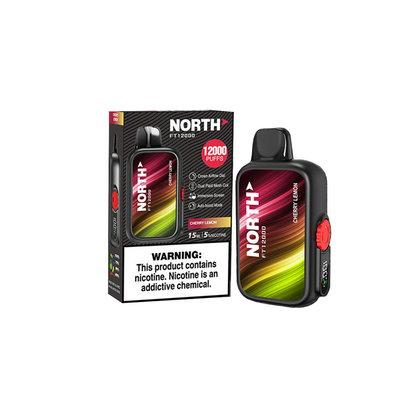 North FT12000 Disposable 12000 Puffs 15mL 50mg | Cherry Lemon with Packaging