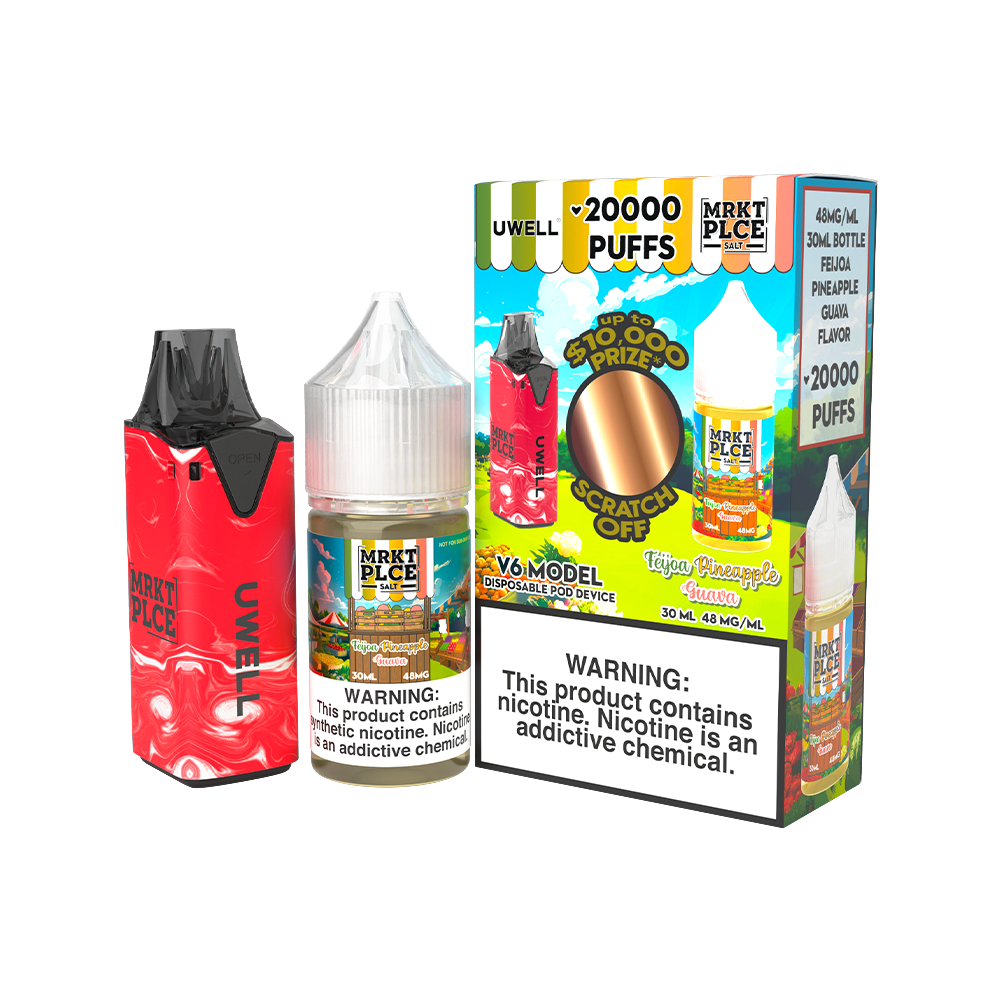 Collab Bundle – Uwell V6 Disposable Device + Daddy’s Vapor 30mL Juice