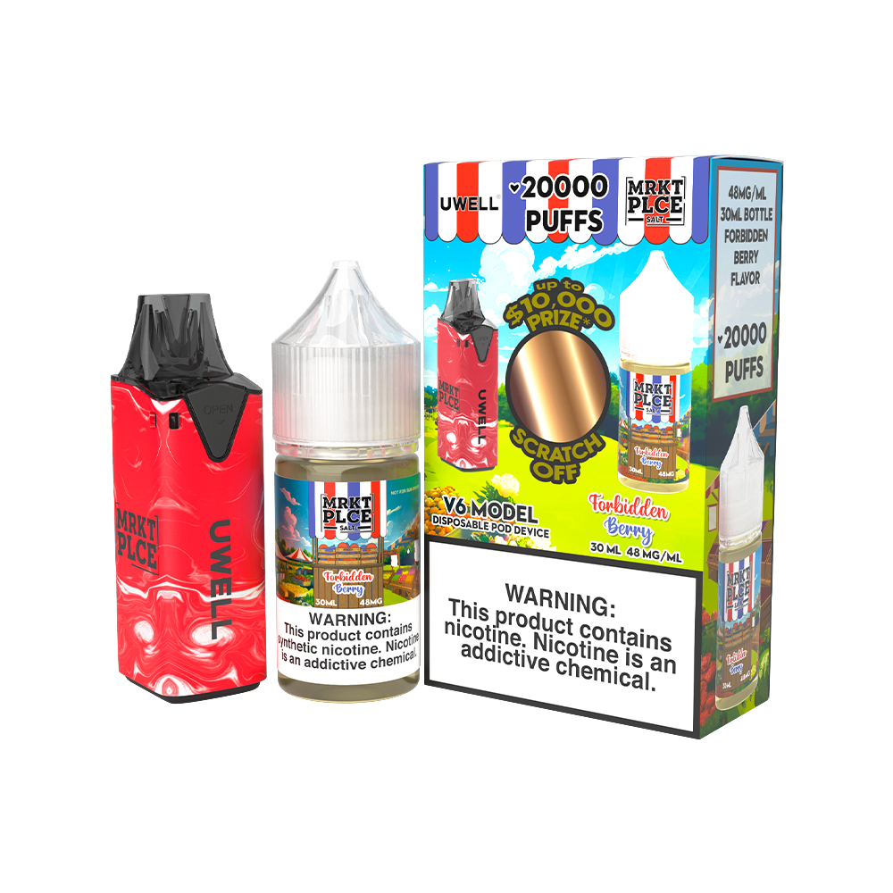 Collab Bundle – Uwell V6 Disposable Device + Daddy’s Vapor 30mL Juice