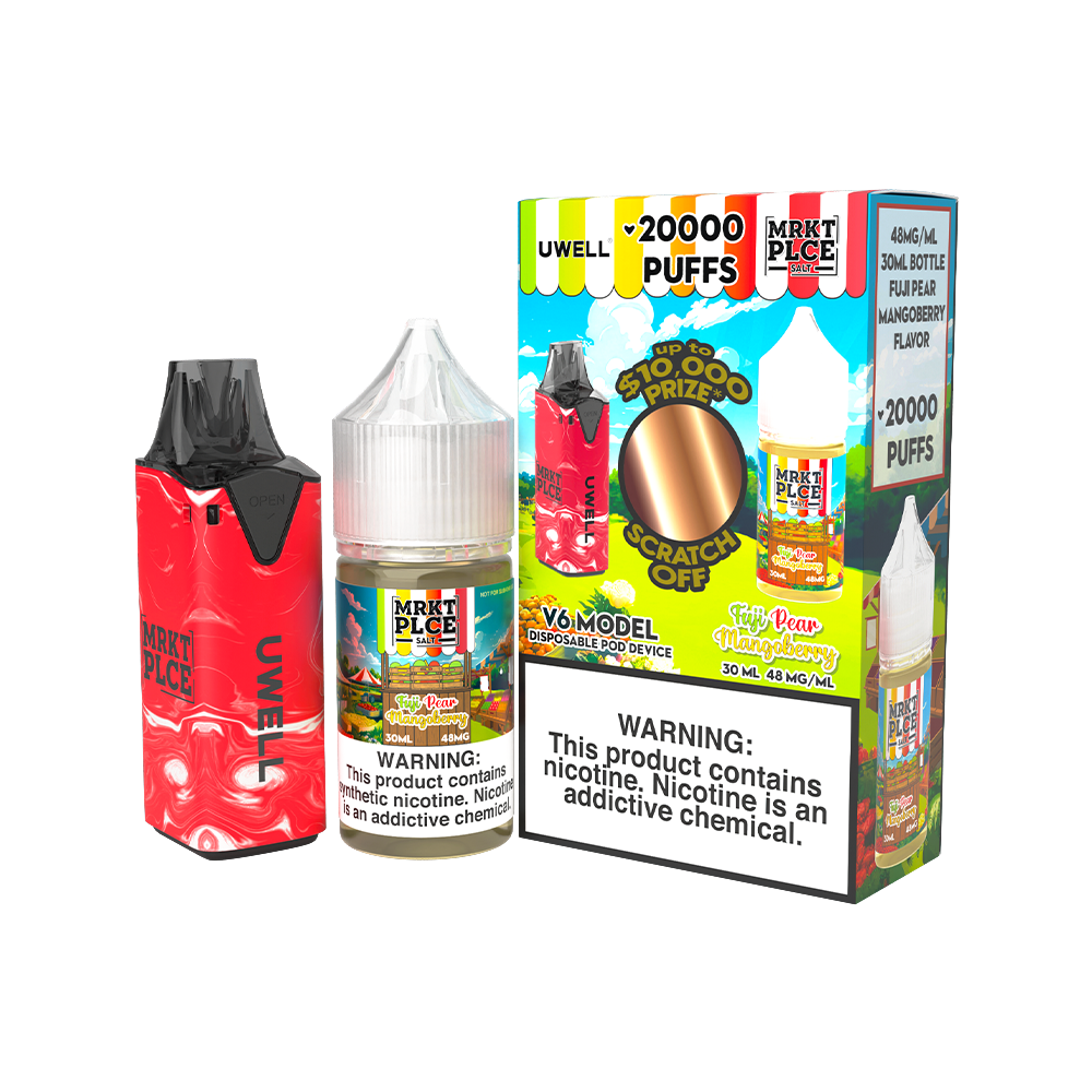 Collab Bundle – Uwell V6 Disposable Device + Daddy’s Vapor 30mL Juice