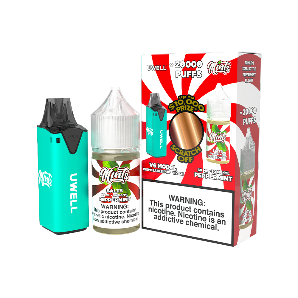 Collab Bundle – Uwell V6 Disposable Device + Daddy’s Vapor 30mL Juice