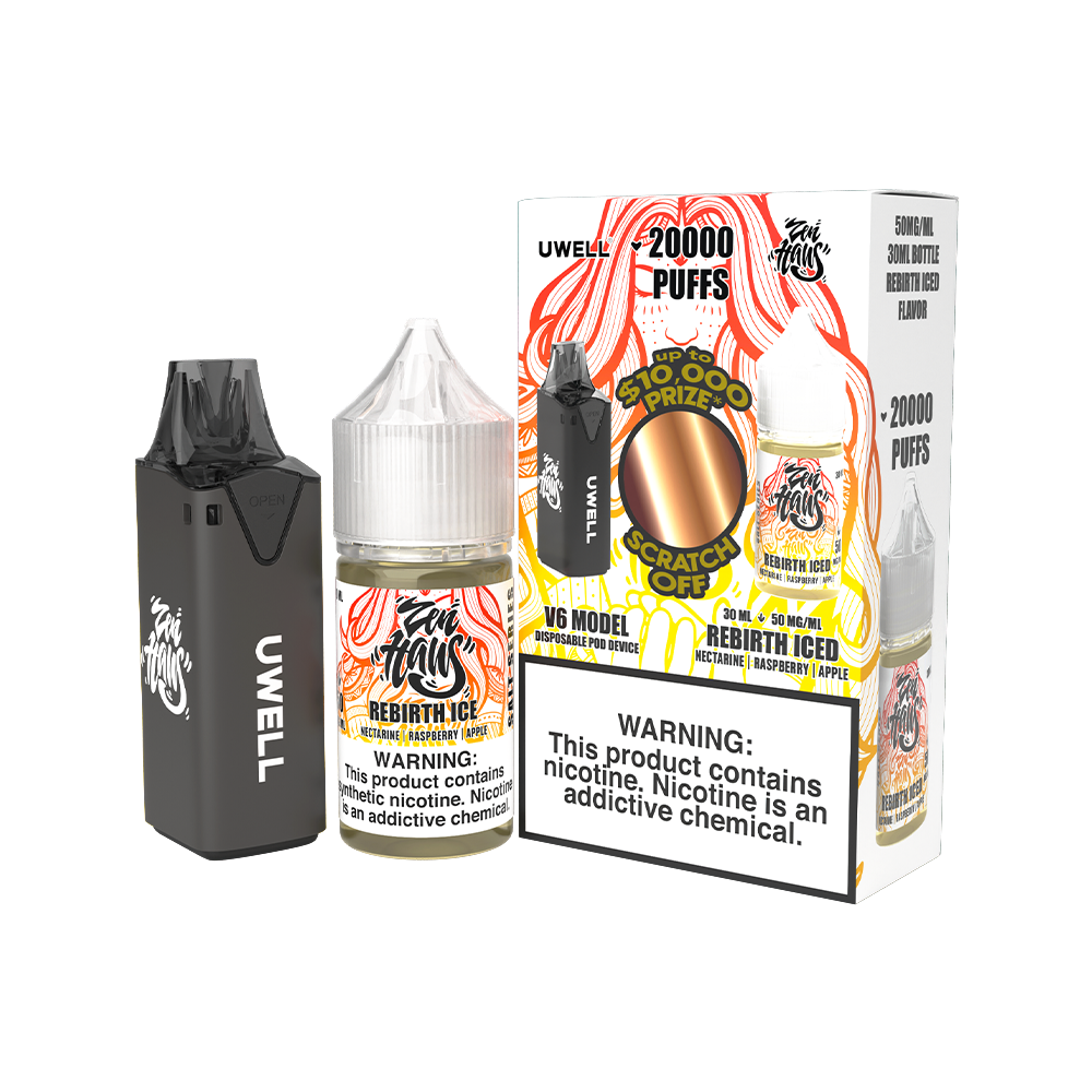 Collab Bundle – Uwell V6 Disposable Device + Daddy’s Vapor 30mL Juice